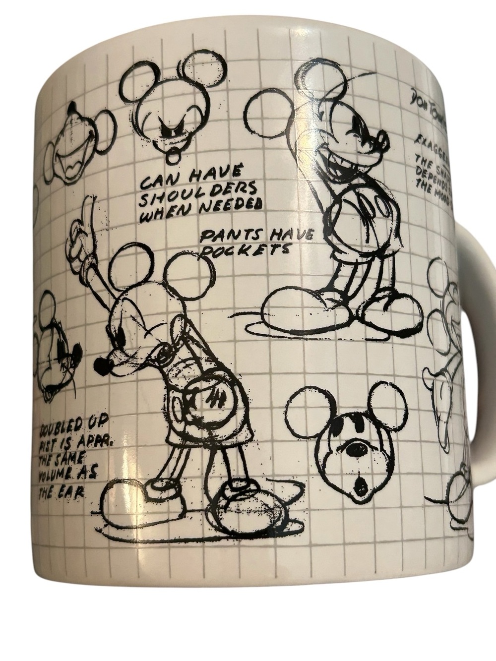 Sketch Book Disney Mickey Mouse Large 4.5'' Cup Mug Coffee Tea - Picture 6 of 7